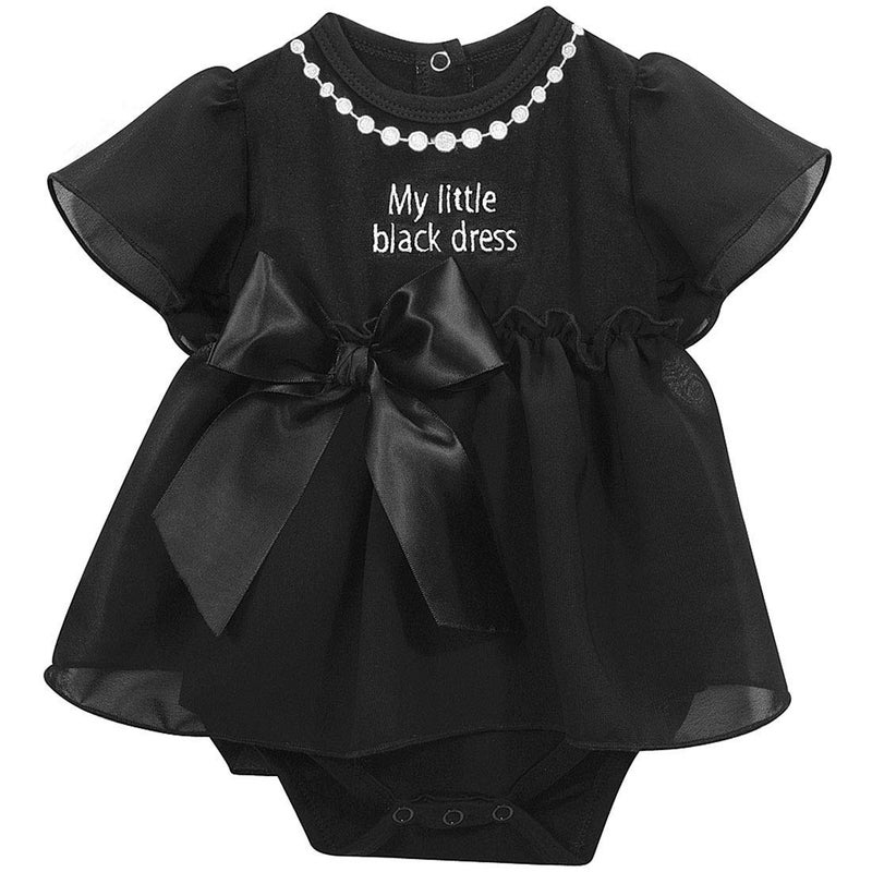 Stephan Baby Stephan Baby My First Little Black Party Dress RuffleSkirted Diaper Cover 36 Months