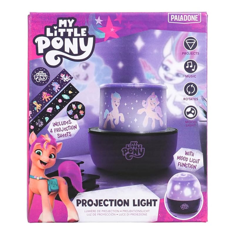 Paladone My Little Pony Projection Night Light, My Little Pony Scenes Decoration for Walls and Ceiling, Officially Licensed My Little Pony Toy for Girls - Image 1