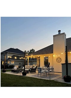 Next Life 33 FT Outdoor String Light with 20 Weatherproof Hanging Sockets and lamps, Heavy Duty Decorative Cafe Patio Lights for Garden  - Image 3