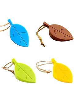 FYLX Rubber Leaf Door Stopper Set   Of 4 Leaf Shape Super Cute Door Wedge Protect Your Family From Hurting By The Closing Door  - Image 2