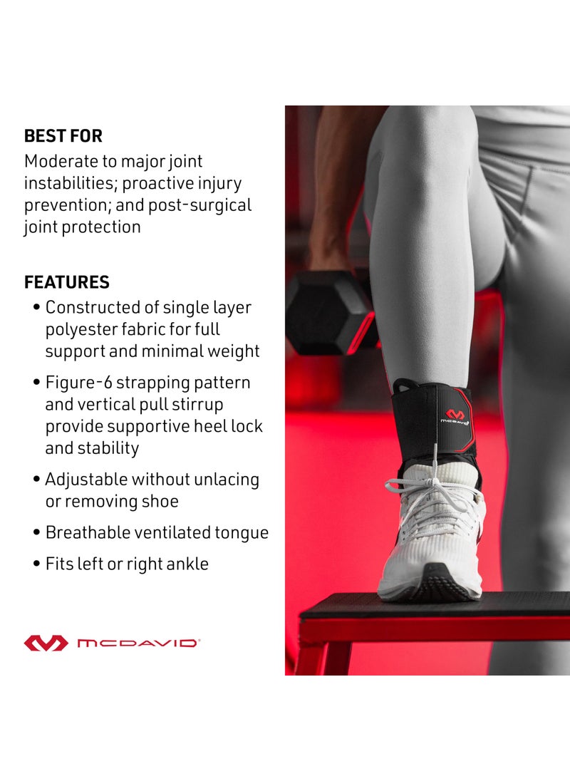 McDavid McDavid Ankle Brace Ultralight for Sprained Ankle, Figure 8 Ankle Braces, Lace up Ankle Brace, Ankle Braces for Men and Women, Ankle Support Brace and Stabilizer  - Image 4