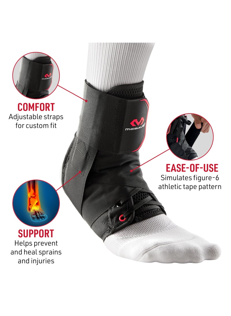 McDavid McDavid Ankle Brace Ultralight for Sprained Ankle, Figure 8 Ankle Braces, Lace up Ankle Brace, Ankle Braces for Men and Women, Ankle Support Brace and Stabilizer  - Image 2