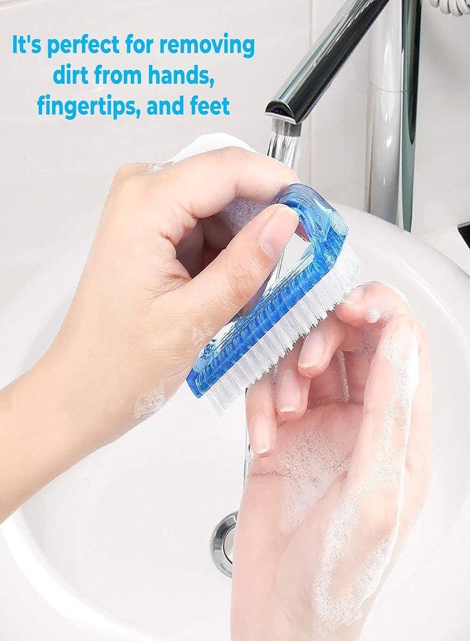 BANIRA Handle Grip Nail Brush Hand Finger Toe Nail Scrub Cleaning Brush Manicure Pedicure Scrubbing Cleaner Brush for Men and Women (Multicolor) (Pack of 2) - Image 5