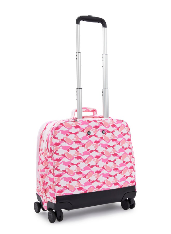 kipling New Storia Pink Palm Large Wheeled Bag I4847-1Bv - Image 2