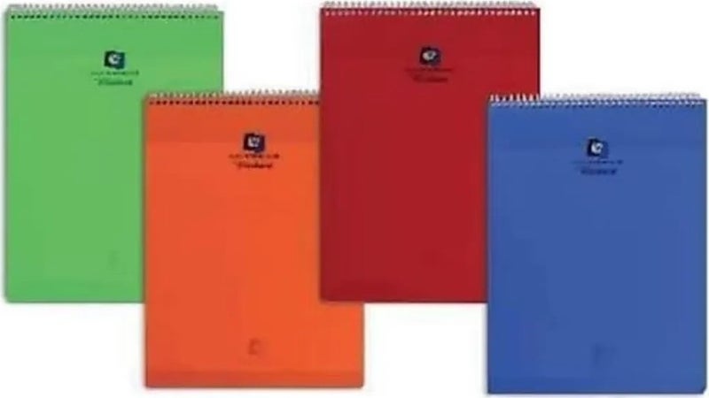 Schoeller Shammer 10 Pieces of Top Spiral Notepad A4 80 Sheets Lined Notebook 70 gr - Image 2