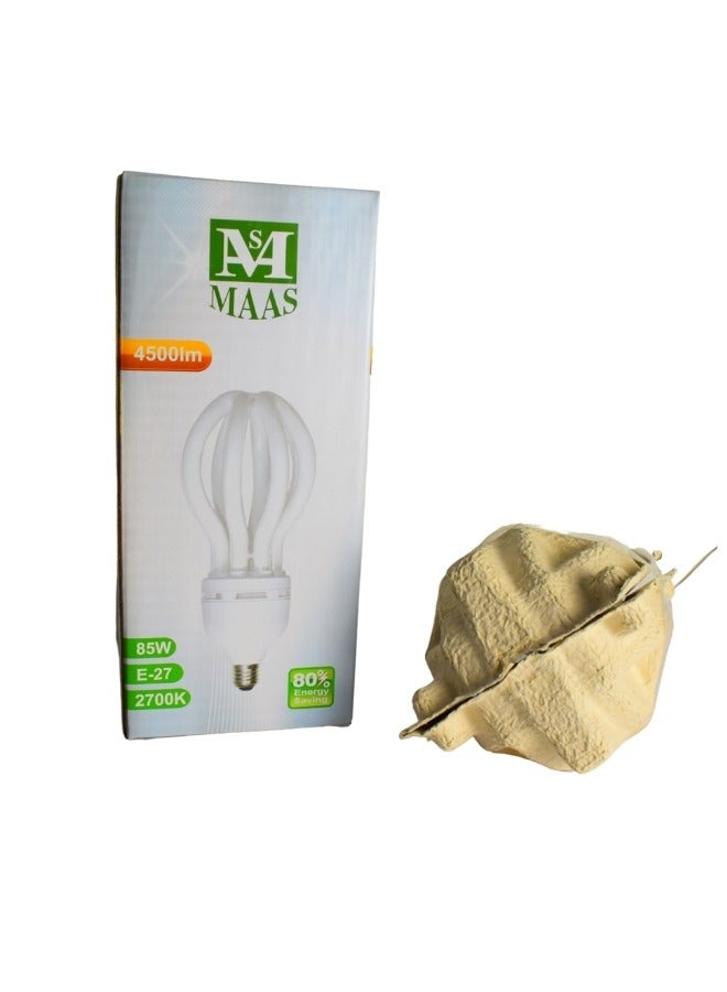 MAAS LED lamp with a circular design, recessed LED lamp for the ceiling, wall and garden,4500 lumens, 85 watts, 2700 Kelvin, white daylight  - Image 2