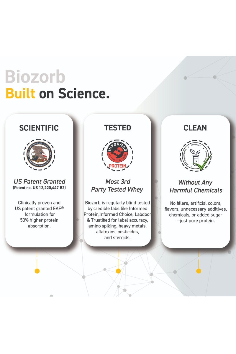 MUSCLEBLAZE MuscleBlaze Biozorb Iso-Zero, Low Carb (Ice Cream Chocolate, 2lbs / 907g) - Image 3