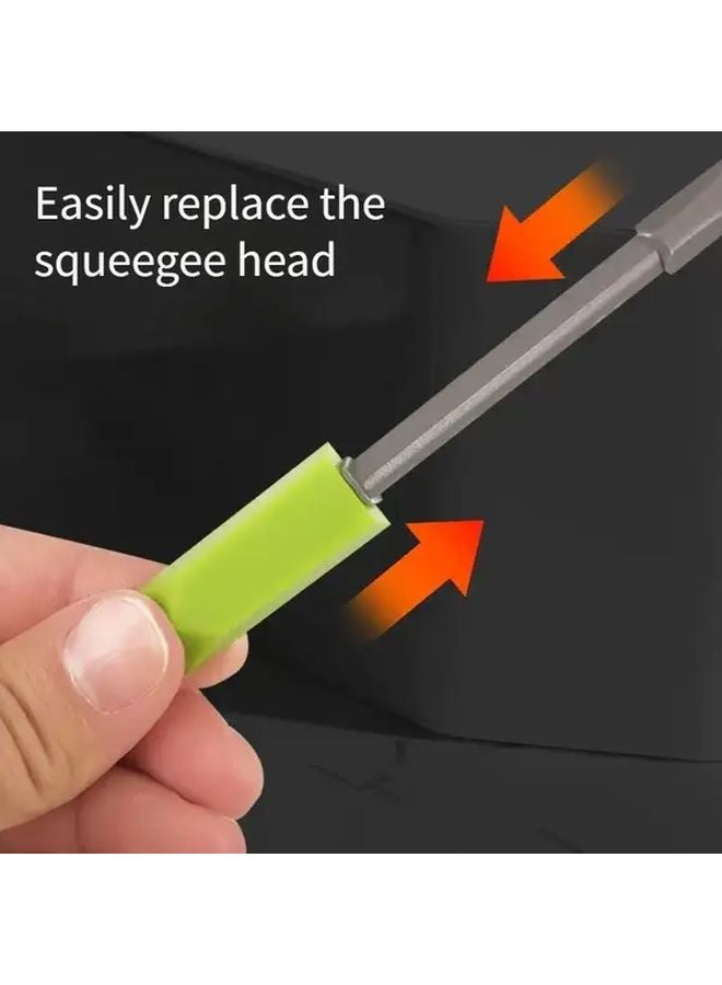 Green Stitching 10 In 1 Picture Changing Scraper Corner Glass Glue Spreader Angle Scrape Board - Image 3