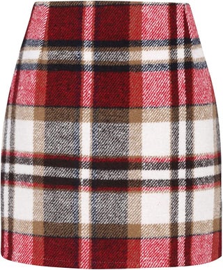 High-Waist Plaid Wool Pencil Mini Skirt red grid - pzsku/ZB8D8B7284C966E50DBBDZ/45/_/1742329221/adfc6b71-8eb4-4829-964c-01a31a668a09