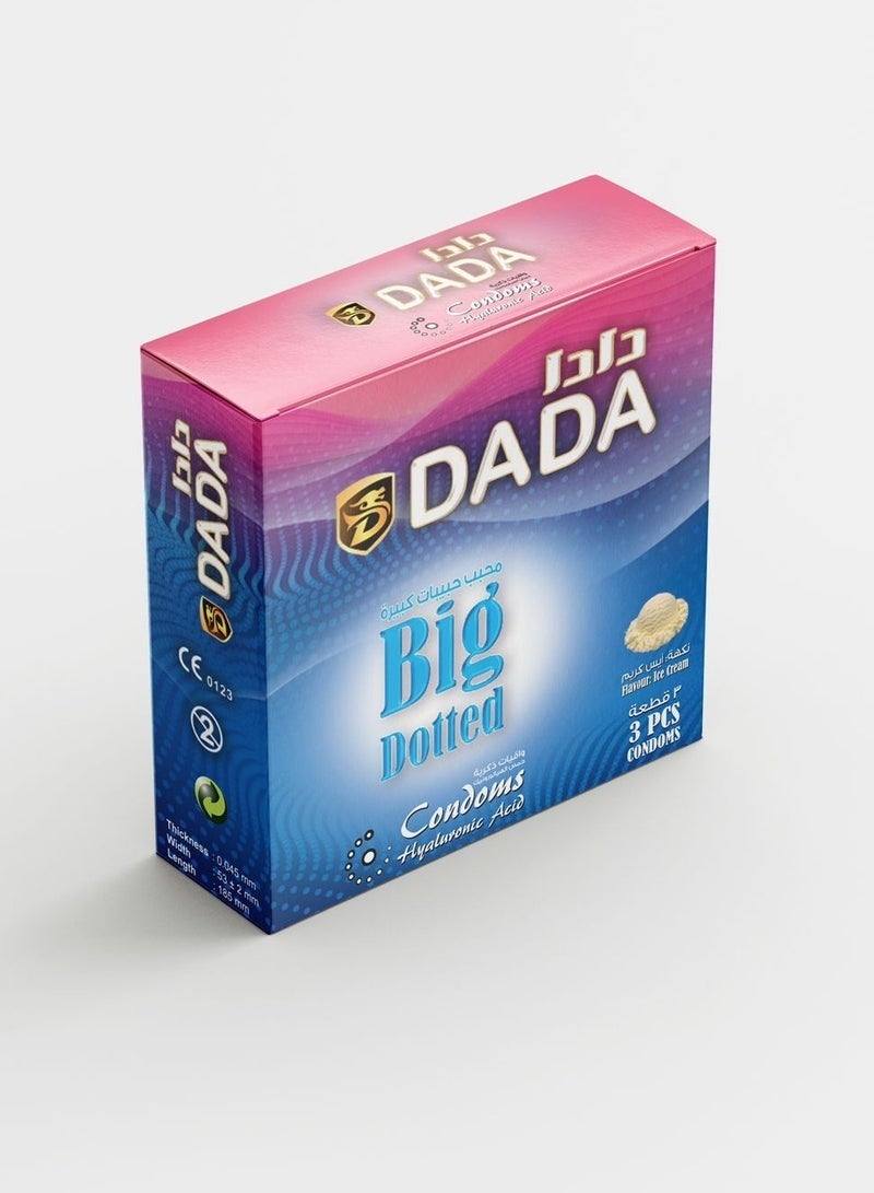 Dada Condoms Big Dotted 3's