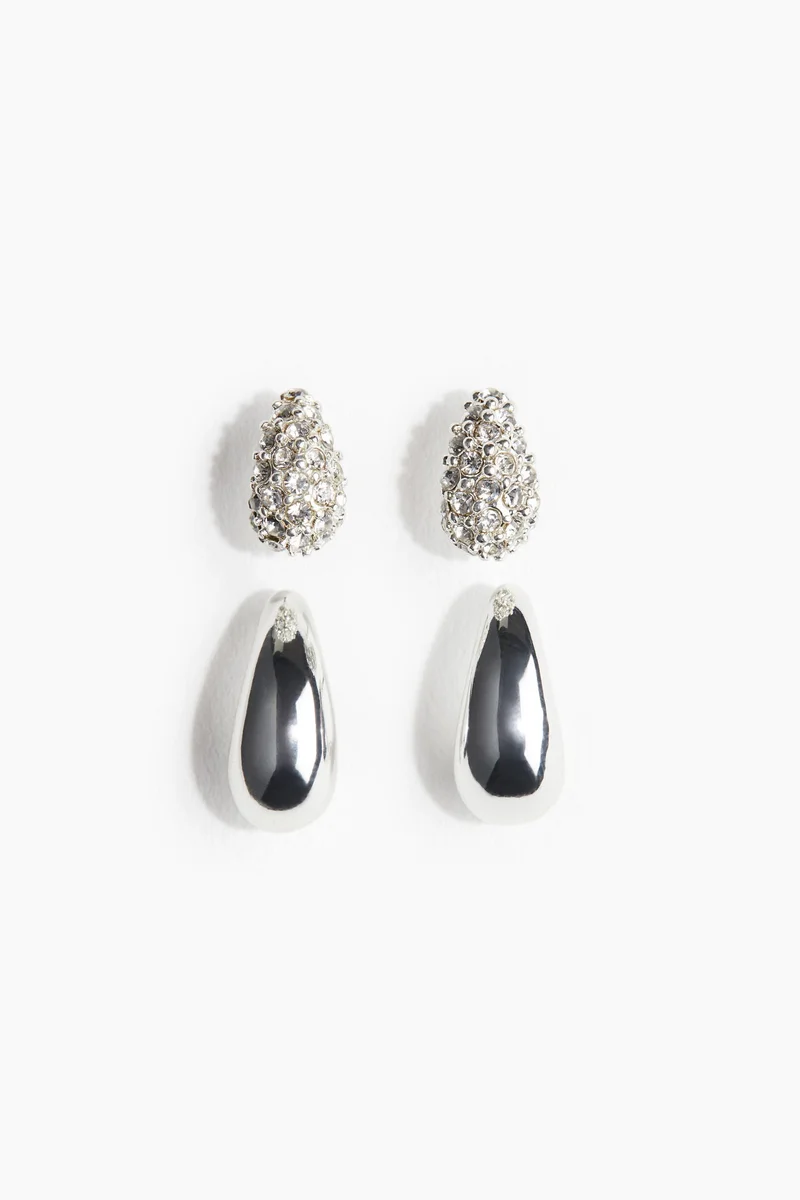 H&M 2 pairs earrings