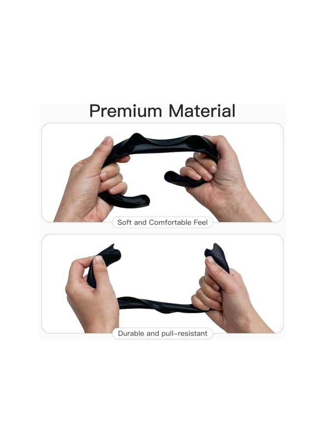 Green Tiger Face Pad Compatible with Apple Vision Pro - VR Silicone Face Pad Cover and Replaceable Breathable Face Cover - Image 5