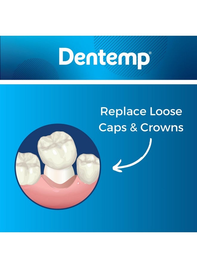 Dentemp Recap-It Cap And Crown Repair Dental Kit - Fast Acting Formula Dental Cement For Loose Caps (Pack Of 3) - Temporary Cement For Crown And Bridge - Image 4
