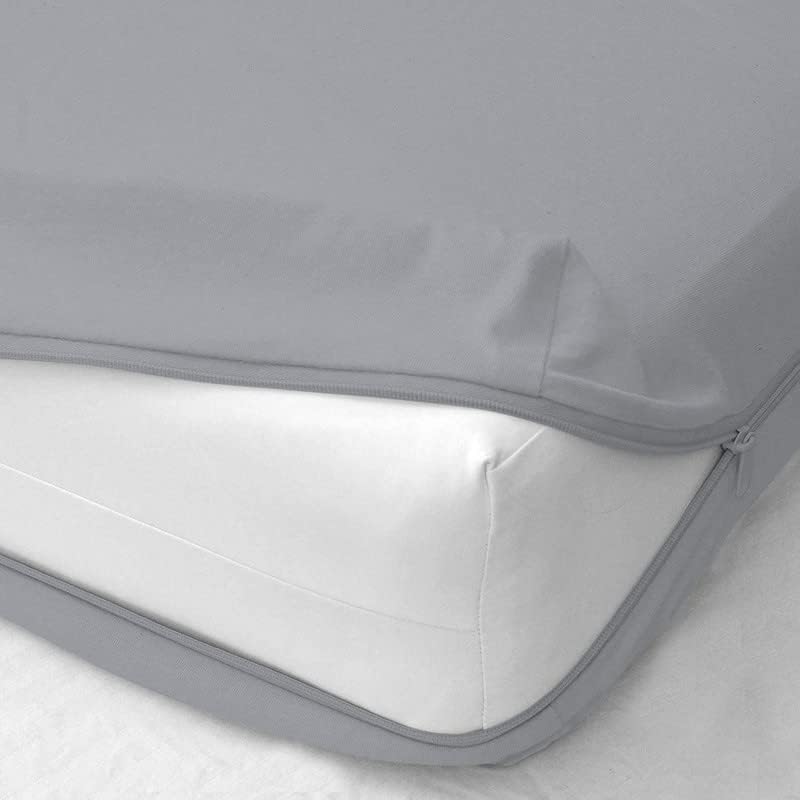 Edenwald All Around Waterproof Zipper Mattress CoverKing Size 78x72Inches_with 6 Inch DropZippered Mattress Encasement Bed Cover SixSided Mattress CoverGrey Color Mattress Protector Cover - Image 3