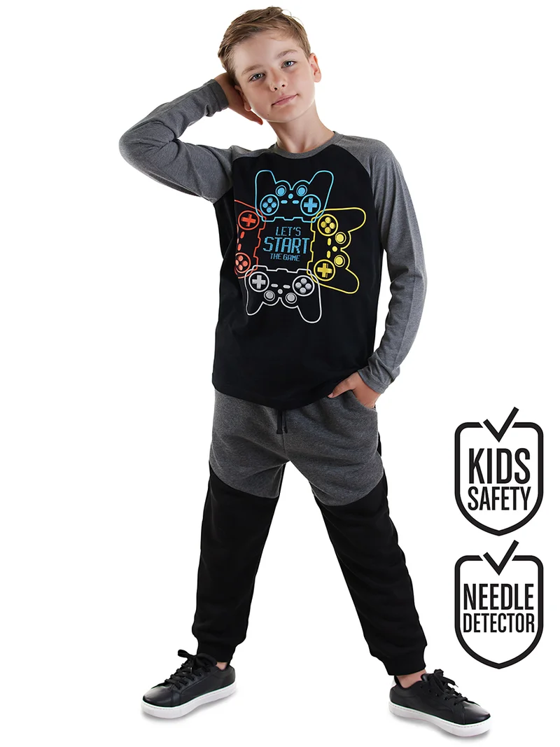 Denokids Let's Play Boy T-shirt Pants Set