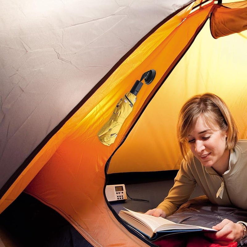 Black Heavy Duty Magnetic Hooks for Camping Canopy Tent Hanging Buckle Clip - Image 3