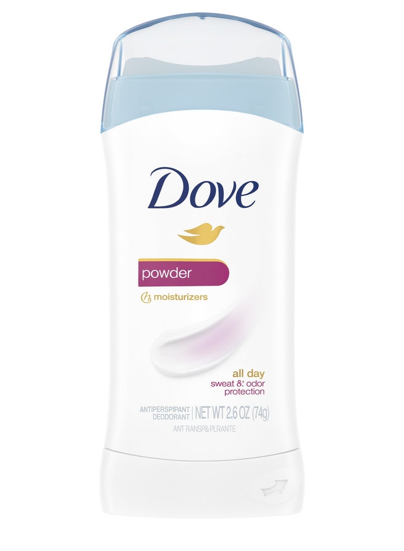 Dove Powder Deodorant & Antiperspirant Stick 74g - Image 1