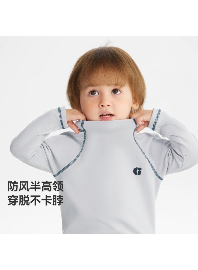 Hot Thermal] Boys' Base Layer Winter Baby T-shirt Long Sleeve Children's Top 2025 New Style - Image 3