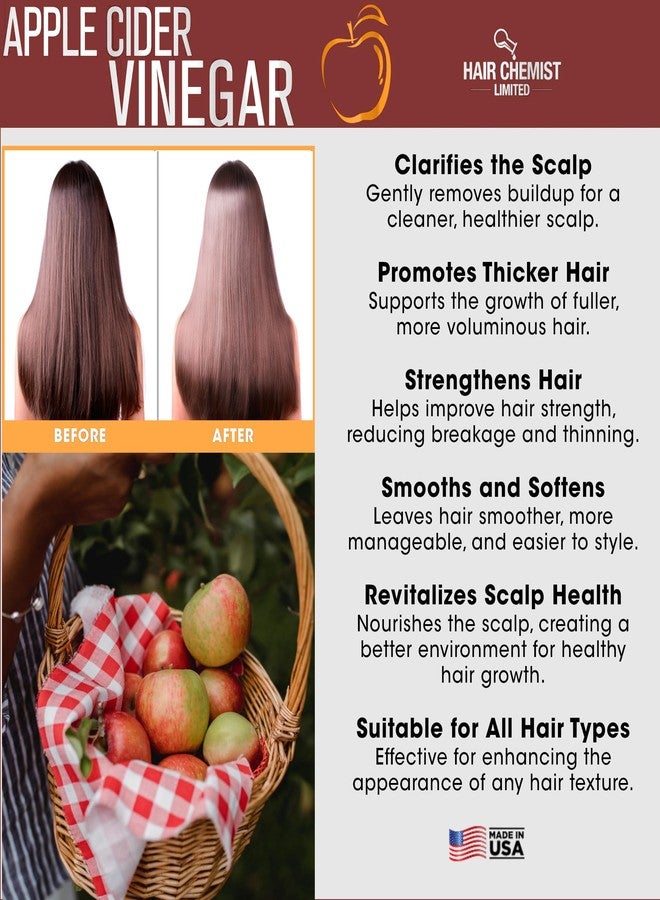 Hair Chemist Apple Cider Vinegar Revitalize & Clarify Revitalizing Scalp Stimulator 7.1 Ounce - Image 4