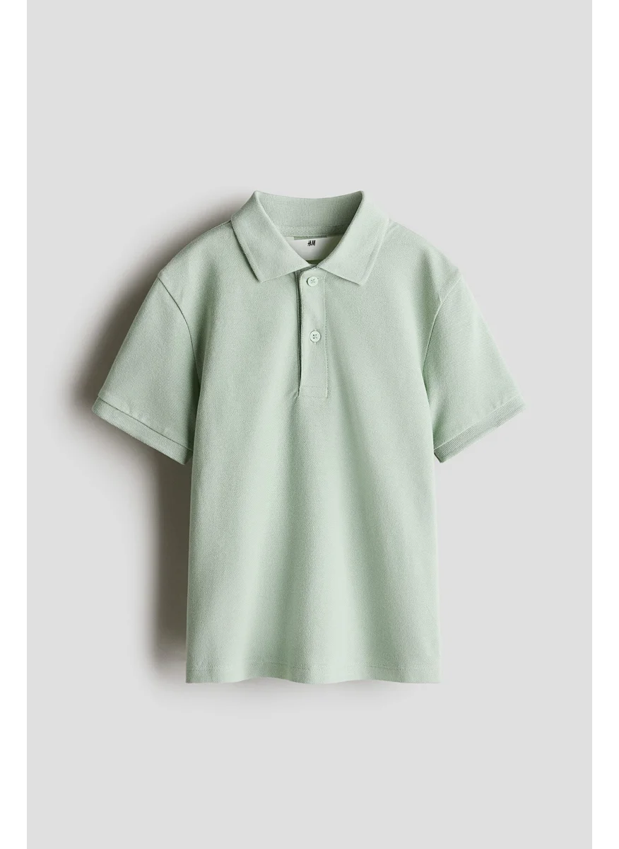 اتش اند ام Cotton Piqué Polo Shirt