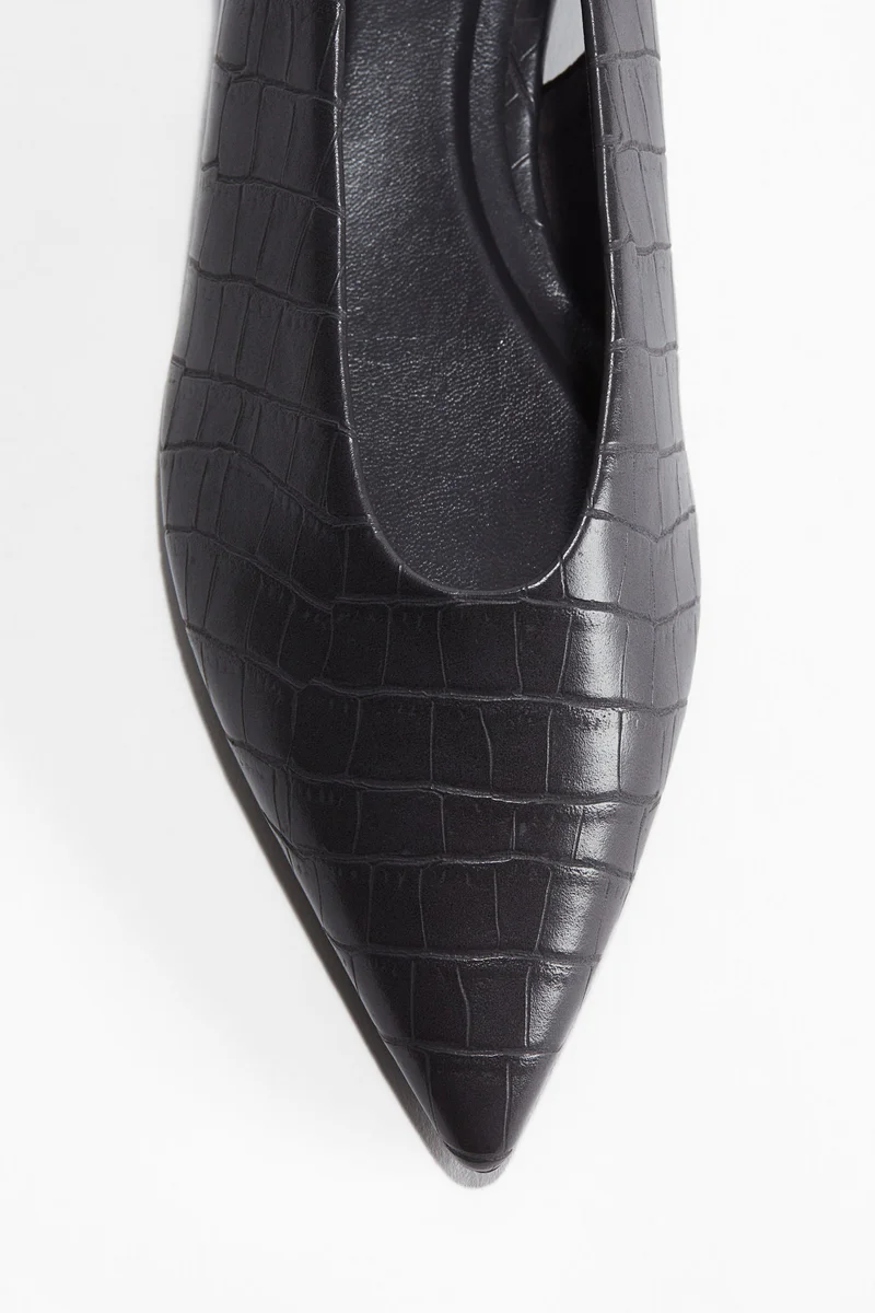 H&M Patent slingbacks