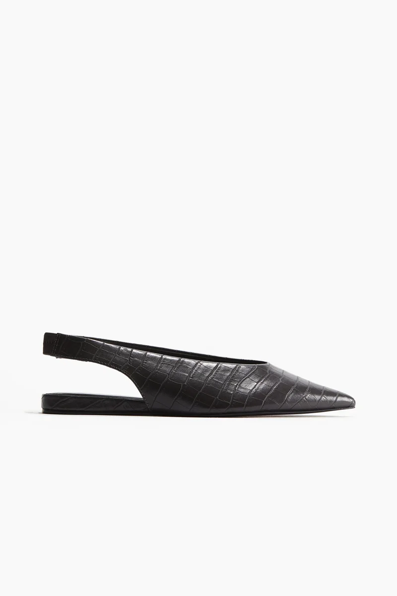H&M Patent slingbacks