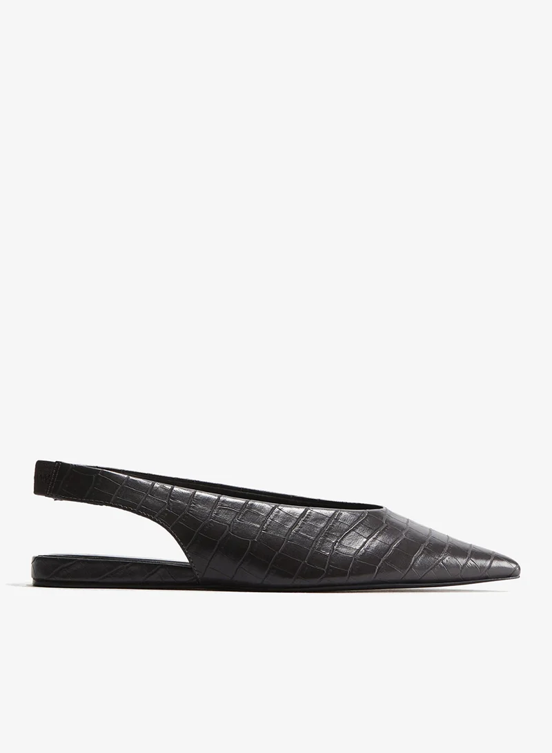 H&M Patent slingbacks