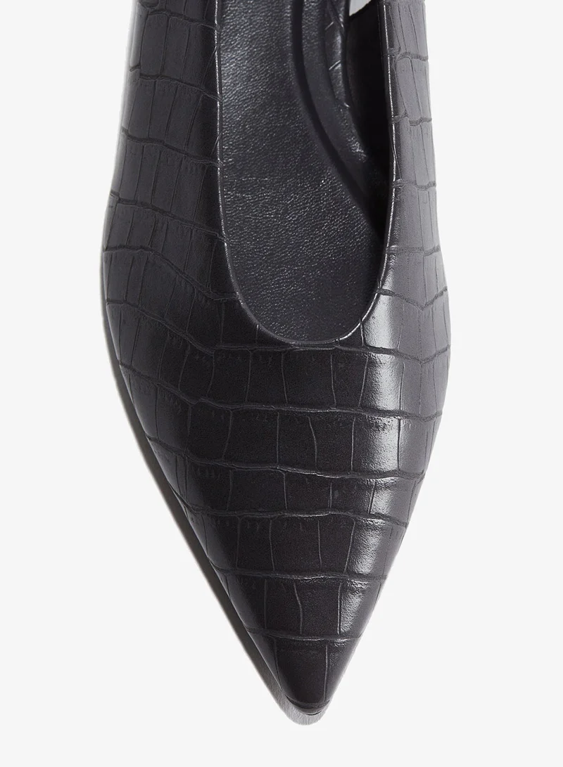 H&M Patent slingbacks