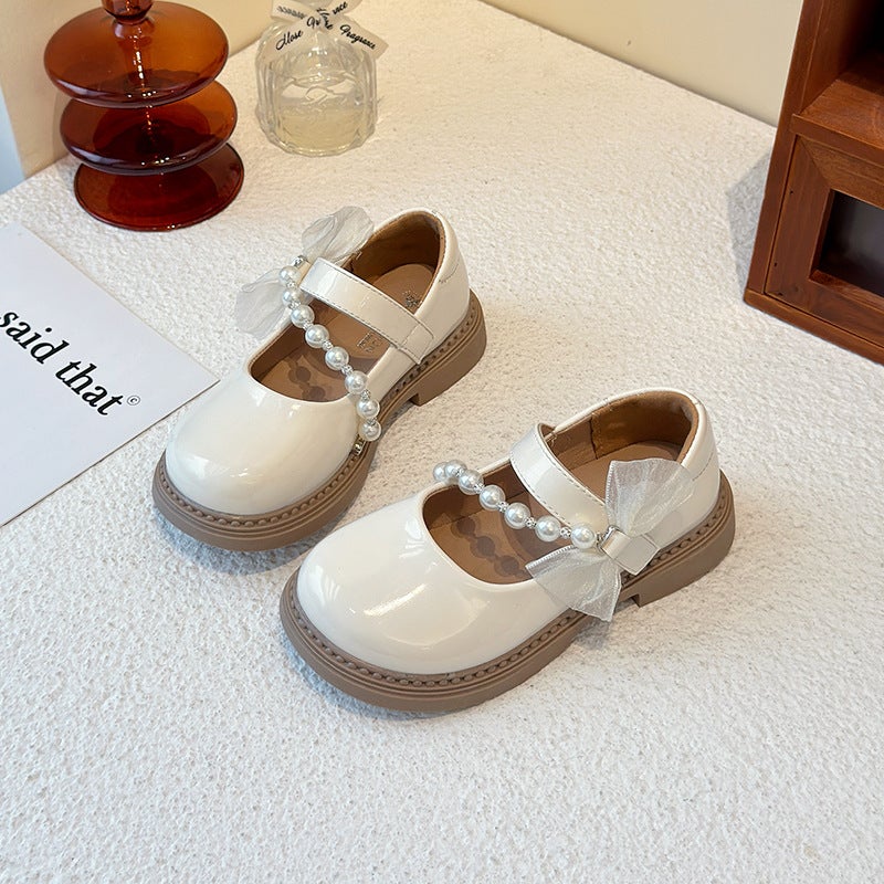Girls'' Shoes, Kidsren''s Princess Shoes, 2025 New Autum Performance Small Leather Shoes, Medium and Large Kidsren''s Mary Jane Soft-Soled Leather Shoes - Image 2