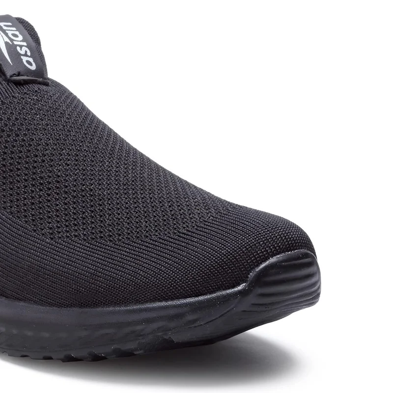 Asian Black Slip-On Sports Shoes for Men and Boys