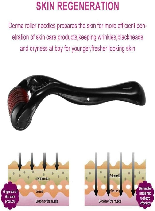EDO MAC Hair Roller (0.5mm) - Boosts Beard & Hair Growth, Reduces Acne Scars, and Strengthens Hair (Pack of 3) - Image 4
