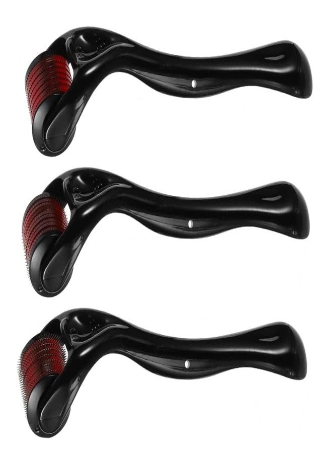EDO MAC Hair Roller (0.5mm) - Boosts Beard & Hair Growth, Reduces Acne Scars, and Strengthens Hair (Pack of 3) - Image 1