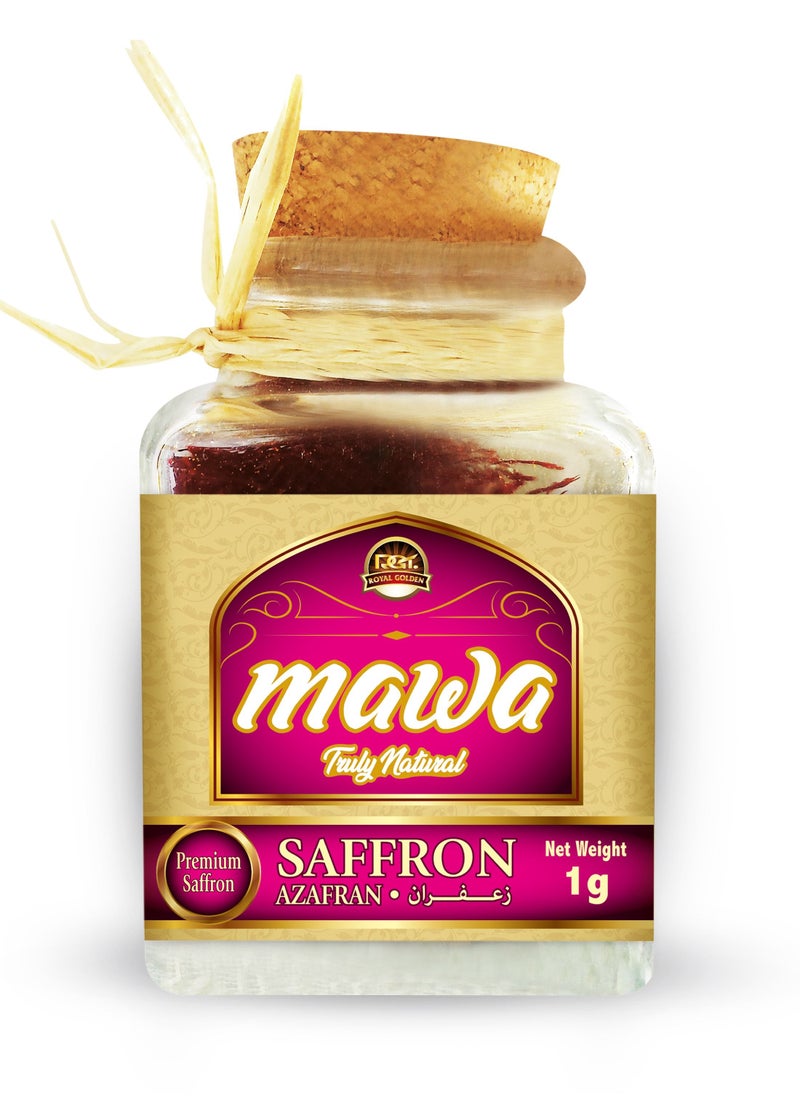Mawa - Saffron (Azafran) 1 gram Jar - Image 1
