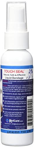 KeriCure Tough Seal Pet Liquid Bandage Spray for Dogs & Cats - 2oz Calming Wound Care Protection, Protects Cuts and Scratches - Safe if Licked, String-Free Dog Wound Spray - Image 2