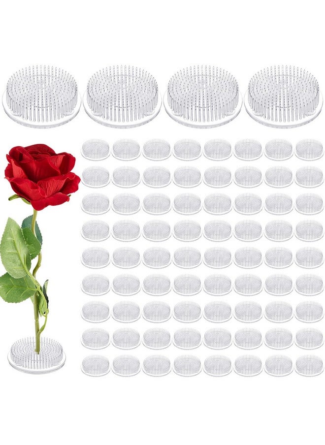Waydress 12 Pieces Plastic Flower Frog Flower Pins Floral Frog Clear Flower Frogs For Arrangements Vase Japanese Floral Arrangement For Plant Decoration Summer Activity Wedding Decoration  - Image 1