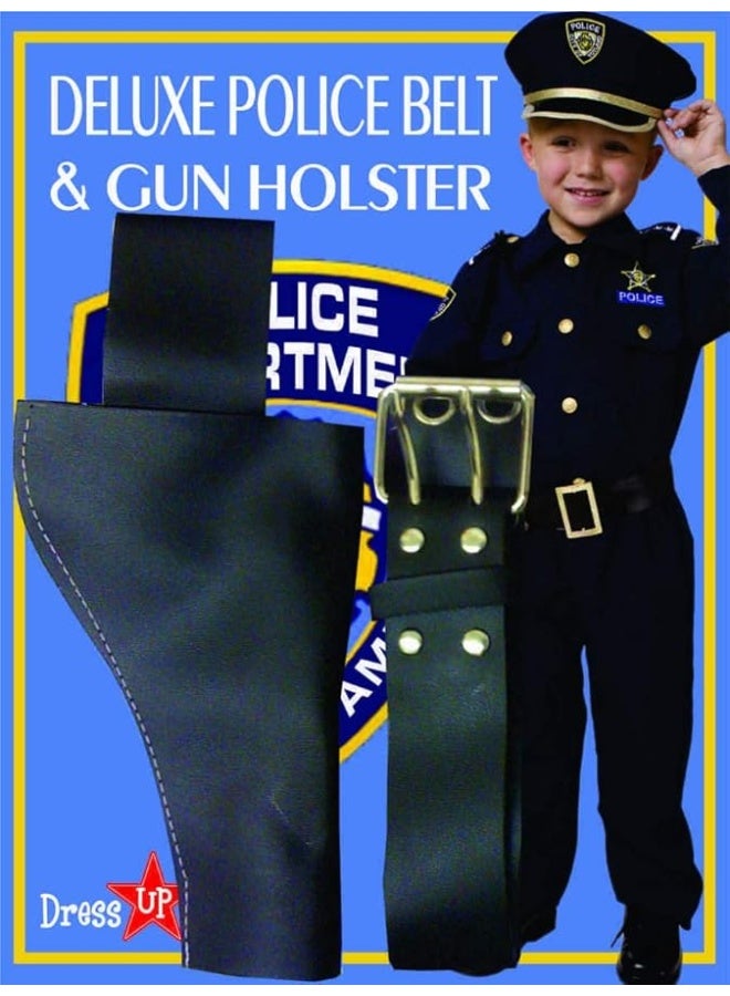 Dress-Up-America Gun Holster - Police Belt Costume for Kids and Adults