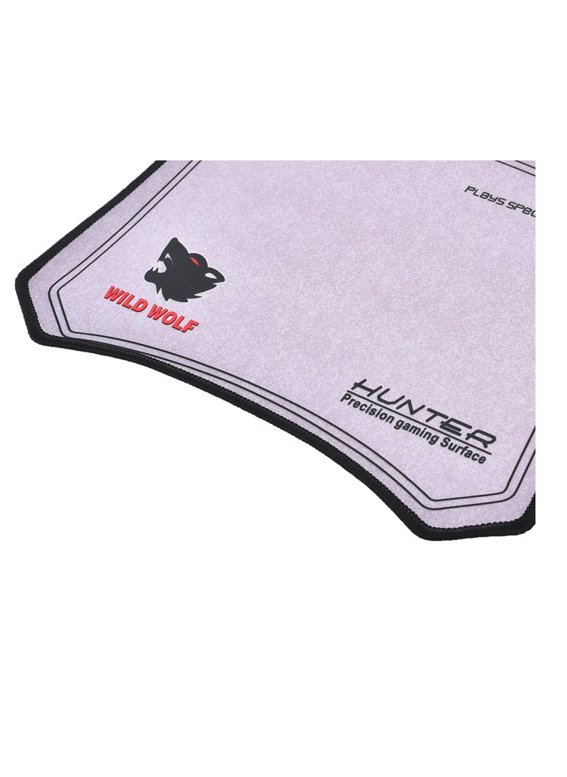 Generic - Rubber H-8 Speed Surface Mouse Pad Its Works Great with All Mouse Sensor With Stitched Edges For Gaming  30x25 CM - Multicolor - Image 1