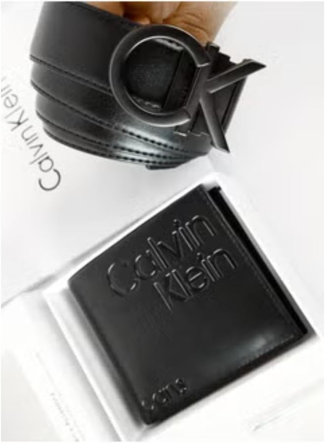 CALVIN KLEIN JEANS PLUS Calvin Klein Wallet-Belt Set For Men  - Image 3