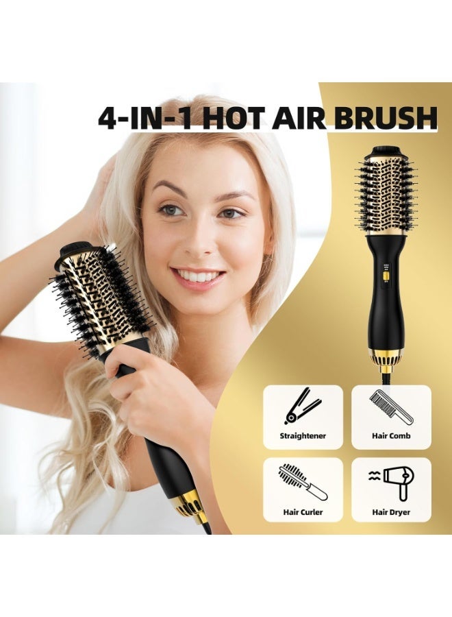 Bukela 4-in-1 Hot Air Brush,Oval Barrel,Ceramic & Negative Ion,3 Heat Settings,120-Volt - Image 4