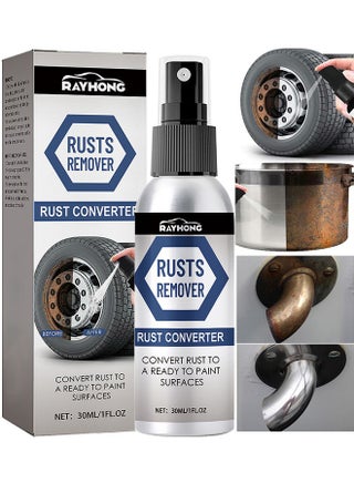 Multifunctional Rusts Remover Spray For Metal And Cars, Effective Anti Rust Conversion Agent, Fast Acting Rust Converter For Iron And Steel, Anti Rust Inhibitor Derusting Spray, 30ML - pzsku/ZB8D9ACE84FD14F4FE5D9Z/45/_/1738908081/edd6b455-5fcb-4b63-8e75-4d771b406676