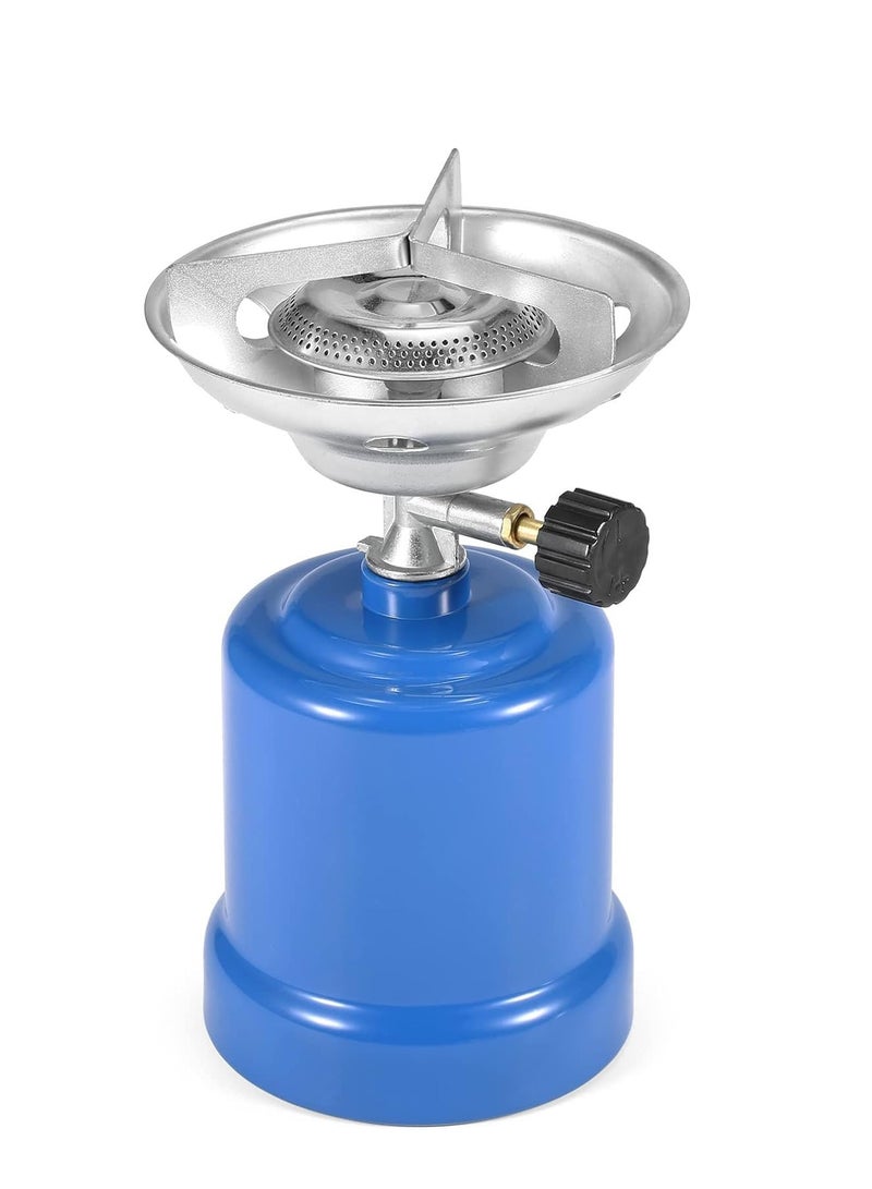 بامير موقد غاز محمول 2800 وات خفيف الوزن، موقد تخييم قابل للطي مع إشعال إلكتروني للتنزه في الهواء الطلق وحقيبة الظهر والصيد والطهي، متوافق مع خرطوشة البيوتان 190 جرام. - Image 1