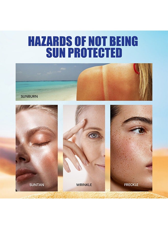 EELHOE Hyaluronic Acid Airy Sun Stick SPF 50+ PA++++ Waterproof Strong Hydrating Sun Stick For Women Men 22g - Image 4