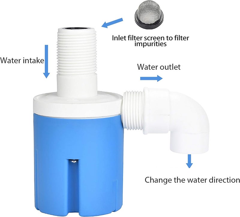 IMXMI Automatic Water Level Control Valve, 3/4 inch (1.9 cm) Internal Type, Water Level Control Valve for Water Tank, Solar Energy, Auto Pot, Aquarium - Image 5