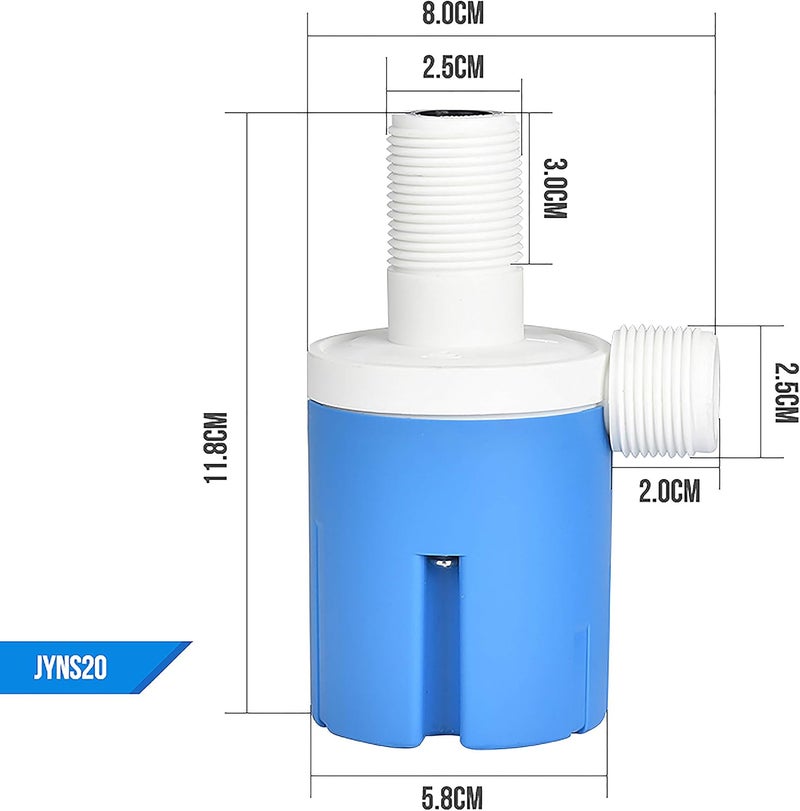 IMXMI Automatic Water Level Control Valve, 3/4 inch (1.9 cm) Internal Type, Water Level Control Valve for Water Tank, Solar Energy, Auto Pot, Aquarium - Image 2