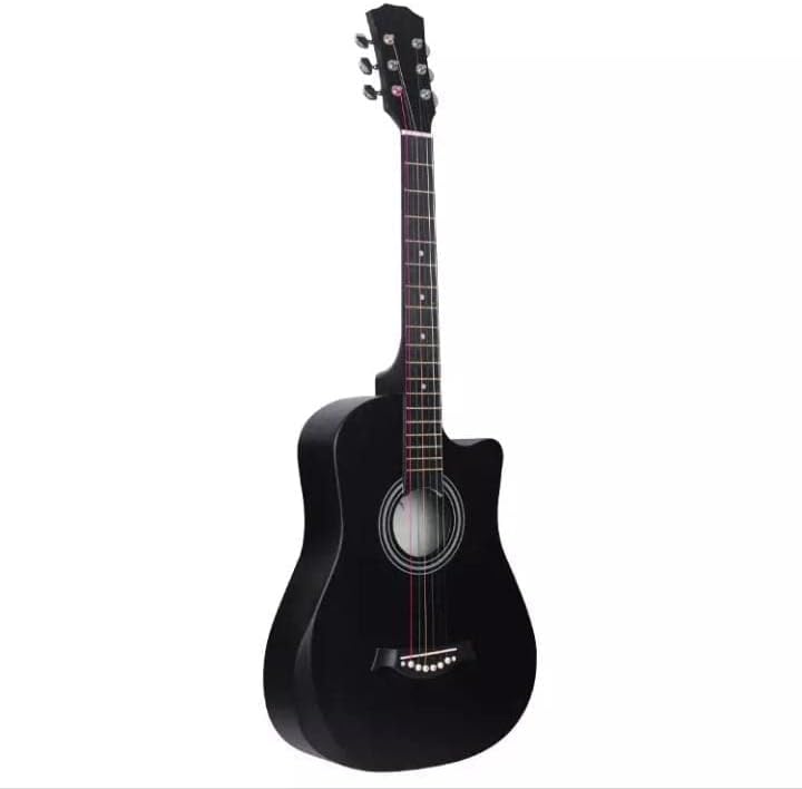 MegArya FS80C Acoustic Guitar - Black