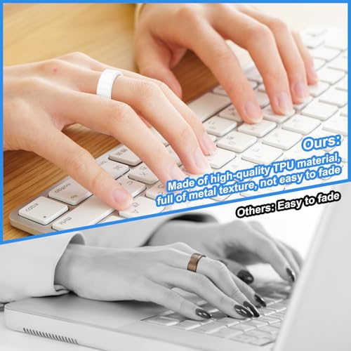 Hexasider 5 Pack Ring Cover Compatible with Oura Ring Gen 4/Oura Ring Gen 3 Horizon/Heritage, Abrasion-Resistant TPU Case for Oura Ring Protector Accessories for Oura Size 6 - Image 4