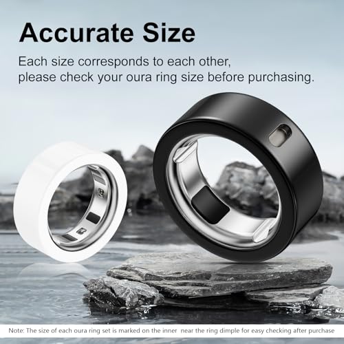 Hexasider 5 Pack Ring Cover Compatible with Oura Ring Gen 4/Oura Ring Gen 3 Horizon/Heritage, Abrasion-Resistant TPU Case for Oura Ring Protector Accessories for Oura Size 6 - Image 2