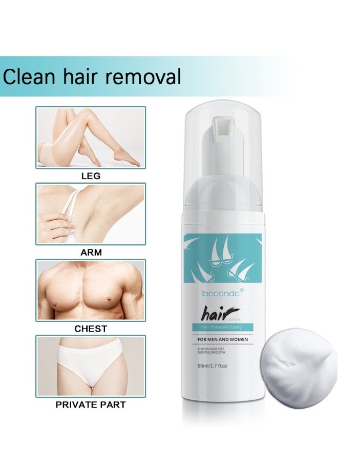 ibcccndc Hair Removal Spray, Painless Hair Removal Spray Armpit Gentle Hair Remover Refreshing Quick Hair Removal Spray, Safe Hair Removal for Underarm, Chest, Back, Leg and Private Part - Image 4