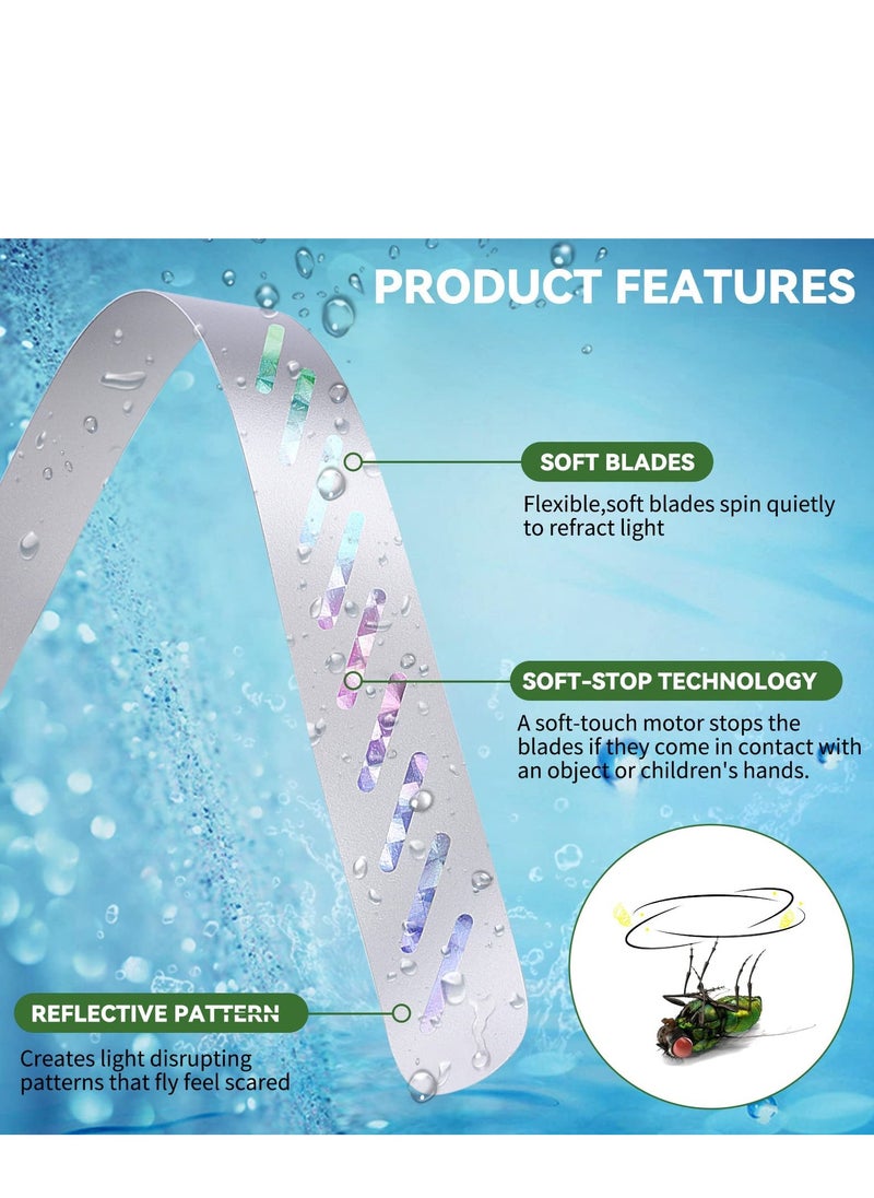Generic - Portable Fly Repellent Table Fan - Keep Flies and Mosquitoes Away from Your Food and Family for Indoor and Outdoor Picnics - 1 Piece - Image 1