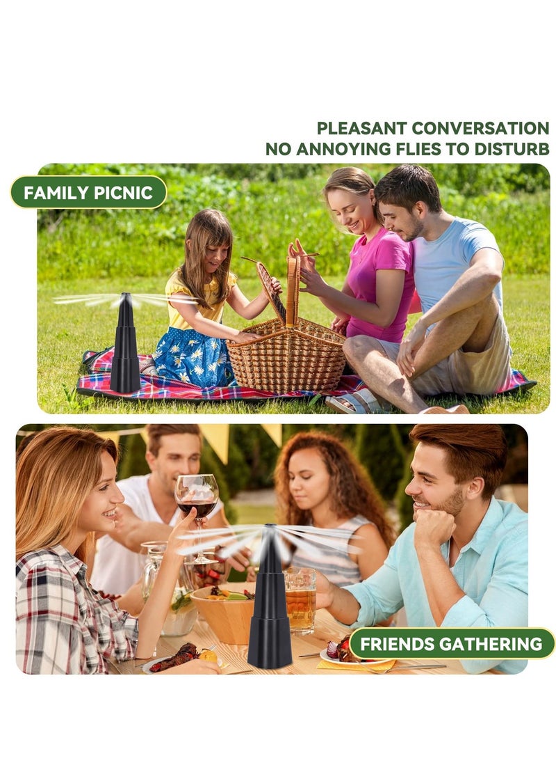 Generic - Portable Fly Repellent Table Fan - Keep Flies and Mosquitoes Away from Your Food and Family for Indoor and Outdoor Picnics - 1 Piece - Image 1